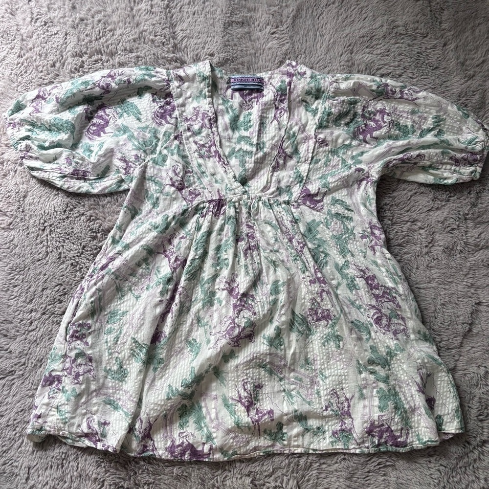 ⭐️⭐️⭐️Urban Outfitters Kimichi Blue dress 100% cotton medium